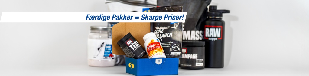 Pakketilbud fra varemrket Core Nutrition & RAW Supps
